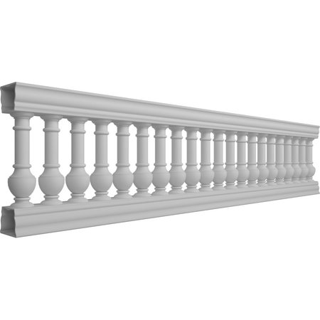 Ekena Millwork Fiberthane York Balustrade Railing Kit, Style N (6 3/8" On-Center Spacing to Pass 4" Sphere Code) BALK32X132YON